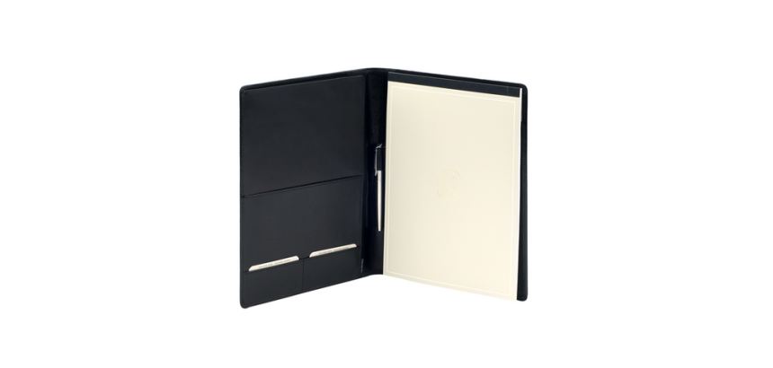 Van der Spek Speaker 393 A4 black buffalo leather