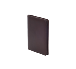 Conférencier Van Der Spek 358 A5 cuir buffle avec zip marron