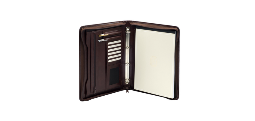 Speaker Van der Spek 2041 A4 leather brown rings