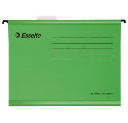 Hangmap Esselte Classic folio V-bodem 382x240mm groen