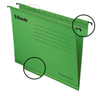 Hangmap Esselte Classic folio V-bodem 382x240mm groen