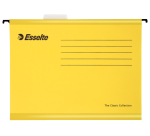 Esselte Classic hanging folder folio V-bottom 382x240mm yellow
