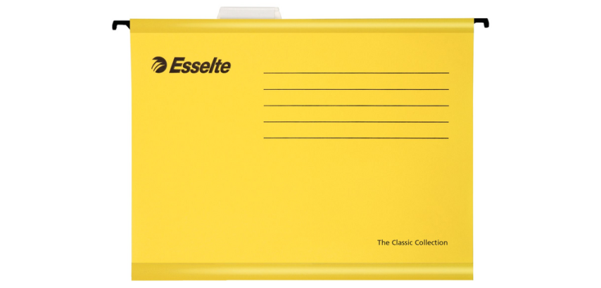 Esselte Classic Hängemappe Folio Boden V 382x240mm Gelb