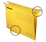 Hangmap Esselte Classic folio V-bodem  382x240mm geel