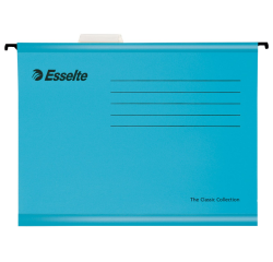 Hangmap Esselte Classic folio V-bodem 382x240mm blauw