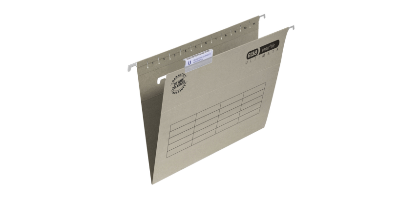 Hangmap Elba Verticfile Ultimate folio V-bodem grijs verpakt per 10 stuks