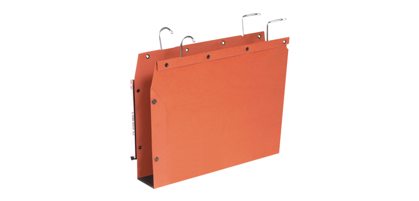Elba TUB A4 Suspension File U-bottom 50mm Orange