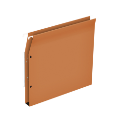 GB_Bte de 25 dossiers suspendus ARMOIRE, kraft 220g. Fond 30, volet agrafage+pression. Coloris Orange
