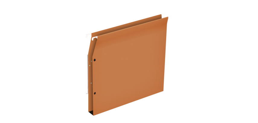Hangmap Medium Flex A4 U-bodem 30mm karton oranje