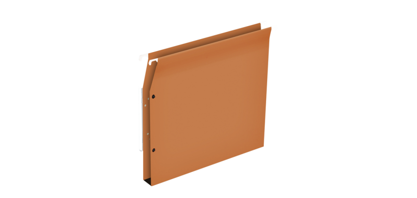 Dossier suspendu Flex Medium A4 fond U 30mm carton orange