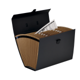 Trieur valissette Bankers Box Handifile, noir