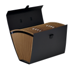 Sorteerkoffer Bankers Box Handifile 19-vaks zwart