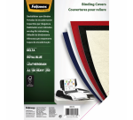 Fellowes A4 Royal Blue Leather-Like Cover 100 pieces