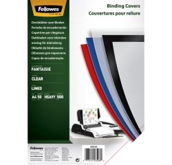 Couverture Fellowes A4 PP 500micron transparent 50 pièces