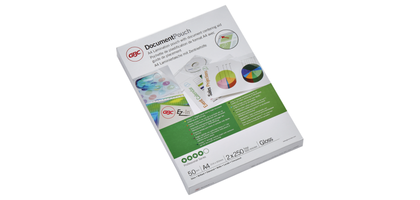 GBC A4 Laminating Pouch 2x250 Micron 50 Pieces