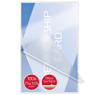 Pochette de plastification GBC carte 75x105mm 2x125 mircrons 100 pièces