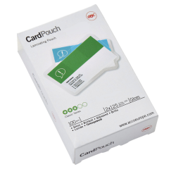 Pochette de plastification GBC 65+ carte 81x119mm 2x125mic 100 pièces