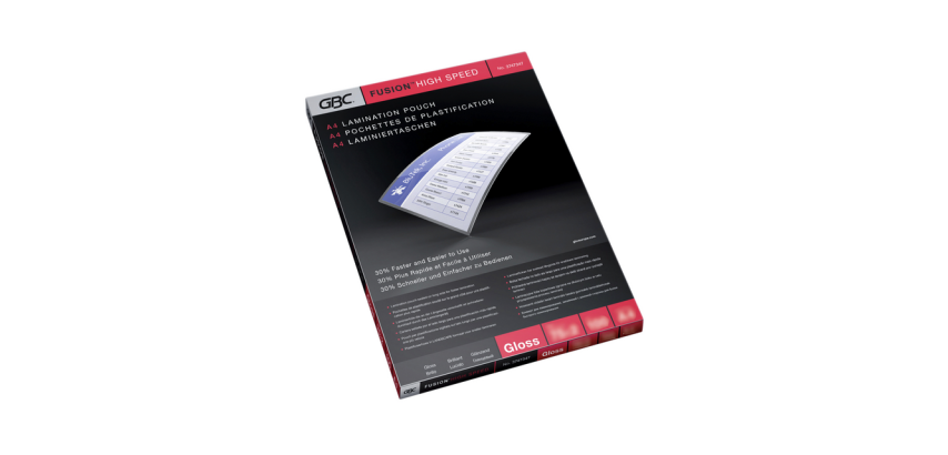 GBC Laminierfolien A4 - 2 x 100 µ - Glänzend - Schachtel mit 100