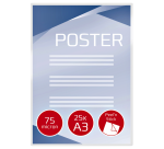 GBC A3 Self-Adhesive Laminating Pouches 2x75 Microns 25 Pieces
