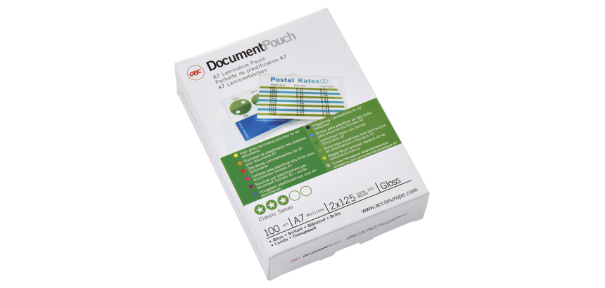 Plastikhüllen GBC A7 2x75 Mikron 100 Stück