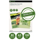 Pochette de plastification Leitz iLAM A3 2x 80 microns EVA 100 pièces