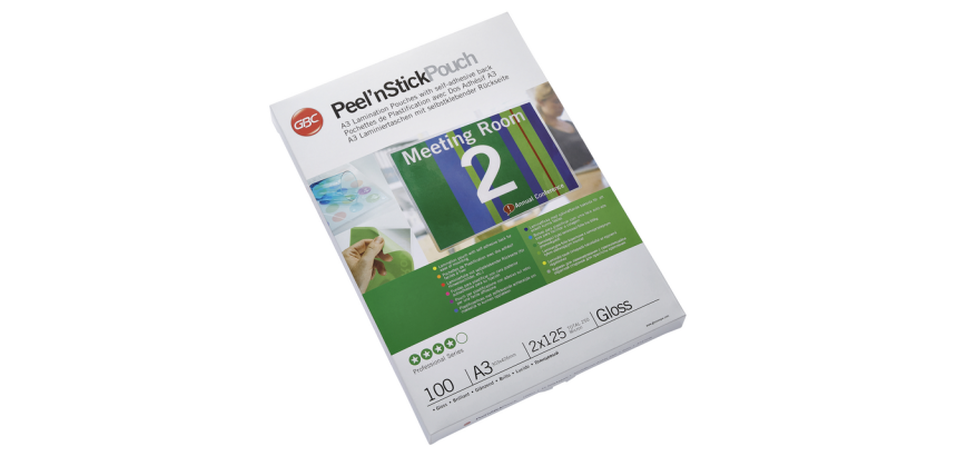 Pochette de plastification GBC A3 autocollant 2x 125 micron 100 pièces