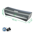 Leitz iLAM Office A4 Laminator silver