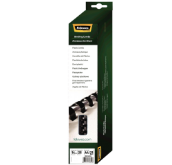 De_fel b/25 reliure plastiq. 14mm noir 53319