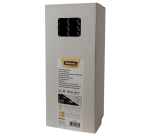 Baguette reliure à anneaux plastique, 22 mm noir - boite de 50