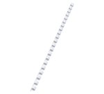 Reliure GBC 8mm 21 anneaux A4 blanc 100 pièces