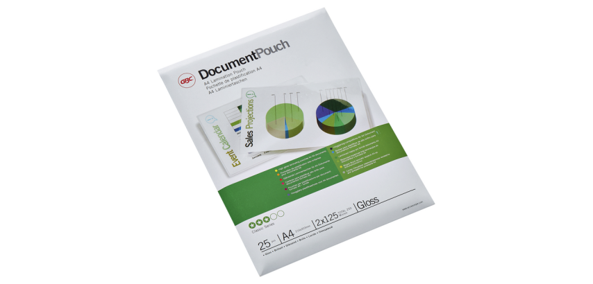 Gbc Laminierfolien A4 - 2 x 125 µ - Glänzend - Schachtel mit 25