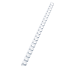 Reliure GBC 14mm 21 anneaux A4 blanc 100 pièces