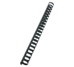 GBC-Bindung 22 mm 21 Ringe A4 schwarz 100 Stück