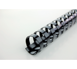 GBC-Bindung 22 mm 21 Ringe A4 schwarz 100 Stück