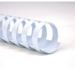 Bindrug GBC 25mm 21rings A4, wit, 50 stuks