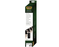 Reliure Fellowes 12mm 21 anneaux A4 noir 25 pièces