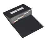 HF2 Sortierer mit 7 schwarzen Fächern