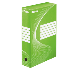 Boîte à archives Esselte Boxycolor 80mm vert