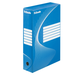 Boîte à archives Esselte Boxycolor 80mm 352x250mm bleu