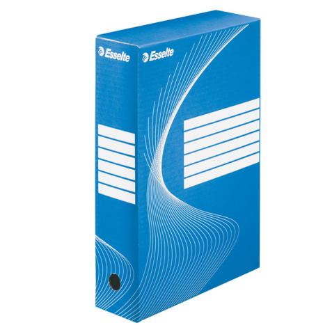 Archiefdoos Esselte Boxycolor 80mm 352x250mm blauw