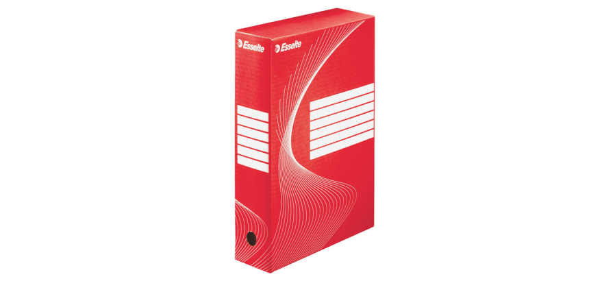 Esselte Archivbox Boxycolor 80mm 352x250mm rot
