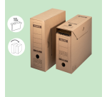 Leitz Premium Archive Box with Flap 120x275x325mm Natural Brown