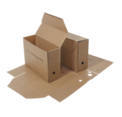Gemeentearchiefdoos Djois folio 370x265x115mm bruin