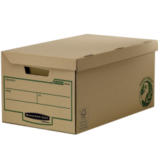 De_cajon fellowes carton reciclado para almacenamiento de archivadores capacidad 6 cajas de archivo 80 mm