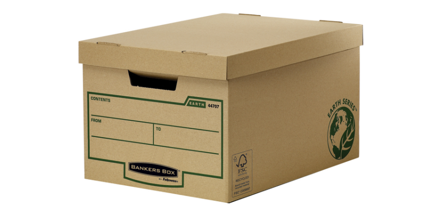 Archive box Bankers Box Earth 32.5x26x44.5cm brown