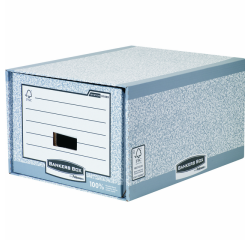 Système tiroir archive Bankers Box System A4 gris