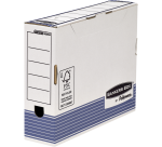 Bankers Box System A4 80mm white-blue archive box