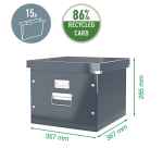 Boîte de rangement Leitz Click&Store 320x240x335mm blanc