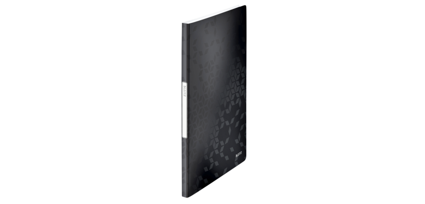 Reliure protège-documents Leitz WOW A4 20 pochettes PP noir