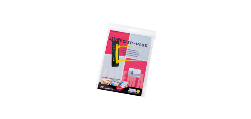 Mécanisme de reliure Djois JalemaClip-Plus noir 10 pièces